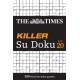 The Times Killer Su Doku Book 20: 200 Lethal Su Doku Puzzles