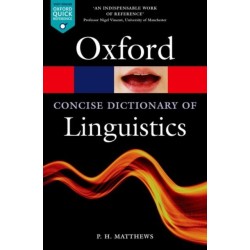 The Concise Oxford Dictionary of Linguistics