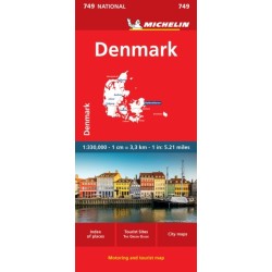 Denmark - Michelin National Map 749: Map