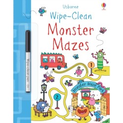 Wipe-Clean Monster Mazes
