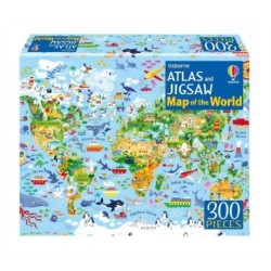 Atlas and Jigsaw Map of the World
