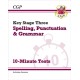 KS3 Spelling, Punctuation and Grammar 10-Minute Tests (includes answers)