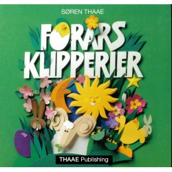 FORÅRSKLIPPERIER: hobbybog papirklip skabelon-bog