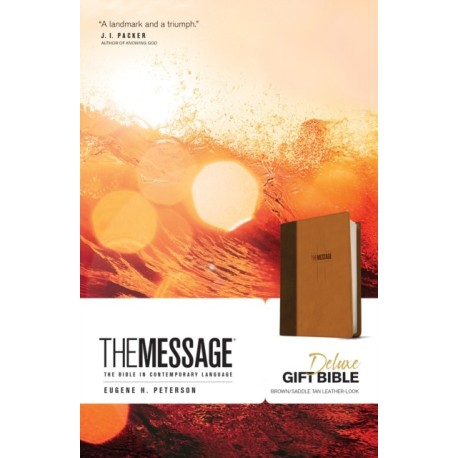 Message Deluxe Gift Bible, Brown: The Bible in Contemporary Language