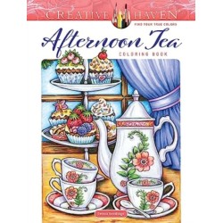 Creative Haven Afternoon Tea Coloring Book