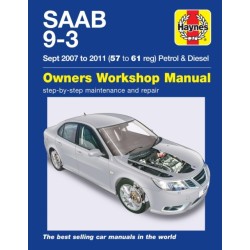 SAAB 9-3 Petrol & Diesel (07 - 11) Haynes Repair Manual: 2007-2011