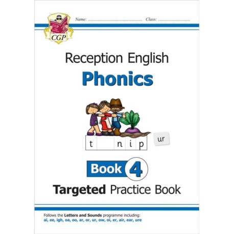 Reception English Phonics Targeted Practice Book - Book 4