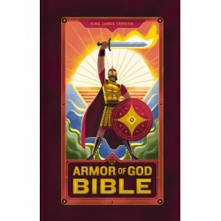 KJV Armor of God Bible, Hardcover (Children’s Bible, Red Letter, Comfort Print, Holy Bible): King James Version