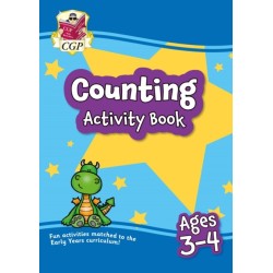 Counting Activity Book for Ages 3-4 (Preschool)