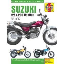 Suzuki RV125/200 VanVan (03 - 17) Haynes Repair Manual