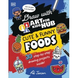 Draw with Art for Kids Hub Cute and Funny Foods