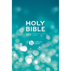 NIV Larger Print Blue Hardback Bible