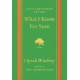 What I Know For Sure - Tenth Anniversary Edition