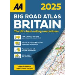 AA Big Road Atlas Britain 2025