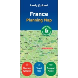 Lonely Planet France Planning Map