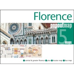 Florence PopOut Map: Handy pocket size pop up city map of Florence