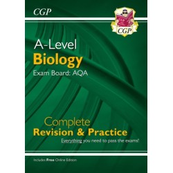 A-Level Biology: AQA Year 1 & 2 Complete Revision & Practice with Online Edition