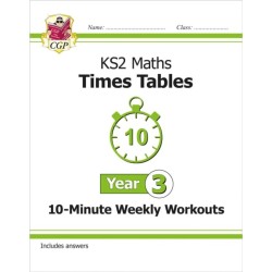 KS2 Year 3 Maths Times Tables 10-Minute Weekly Workouts