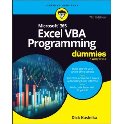 Microsoft 365 Excel VBA Programming For Dummies