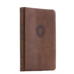NKJV, Thinline Bible Youth Edition, Leathersoft, Brown, Red Letter, Comfort Print: Holy Bible, New King James Version