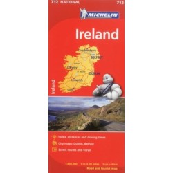 Ireland - Michelin National Map 712