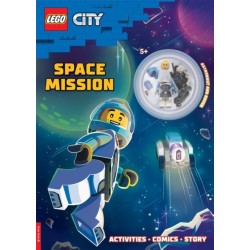 LEGO® City: Space Mission Activity Book (with astronaut LEGO minifigure and rover mini-build)