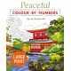 Large Print Peaceful Colour-by-Numbers