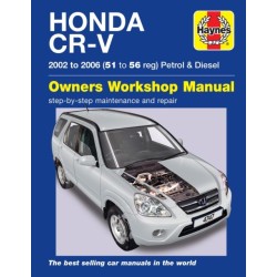 Honda CR-V Petrol & Diesel (02 - 06) Haynes Repair Manual