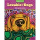 Lovable Dogs Coloring Book