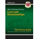 GCSE English AQA Poetry Guide - Love & Relationships Anthology inc. Online Edn, Audio & Quizzes