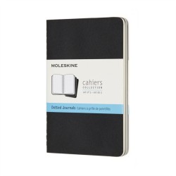 Moleskine Cahier Journals Pocket Dot Black