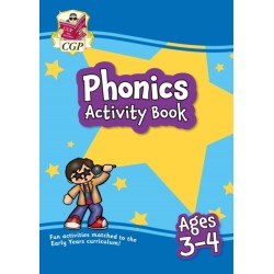 Phonics Activity Book for Ages 3-4 (Preschool)