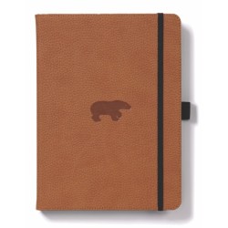 Dingbats A5+ Wildlife Brown Bear Notebook - Plain