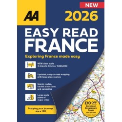 AA Easy Read Atlas France 2026