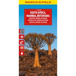 South Africa, Namibia & Botswana Marco Polo Map