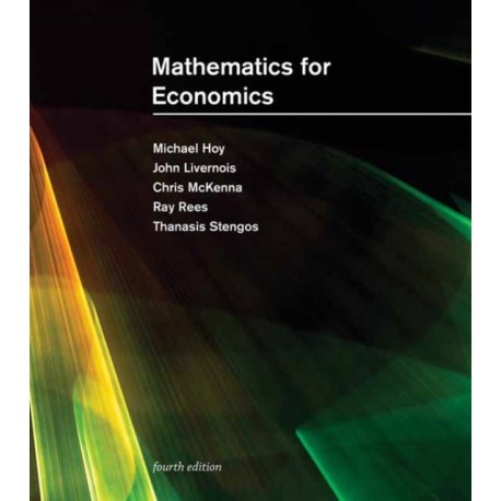 Mathematics for Economics, fourth edition