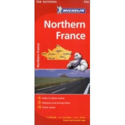 Northern France - Michelin National Map 724