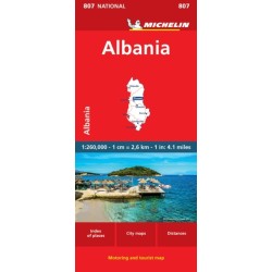 Albania - Michelin National Map 807