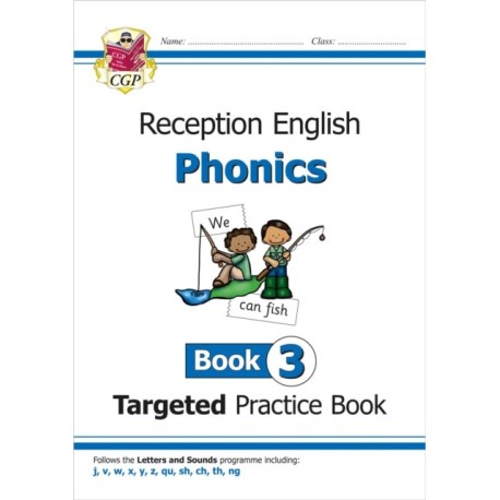 Reception English Phonics Targeted Practice Book - Book 3