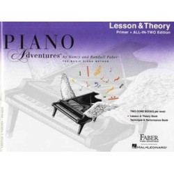Piano Adventures All-In-Two Primer Lesson/Theory: Lesson & Theory - Anglicised Edition