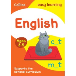 English Ages 3-5: Prepare for School with Easy Home Learning