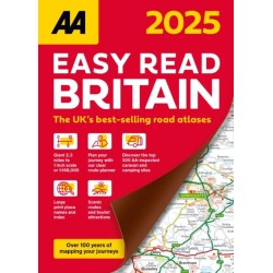 AA Easy Read Atlas Britain 2025