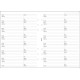 Filofax A5 Name, address, email, telephone, fax, mobile refill