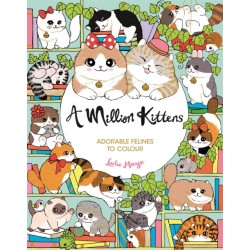 A Million Kittens: Adorable Felines to Colour