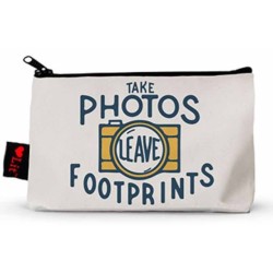 Take Photos, Leave Footprints Pencil Pouch
