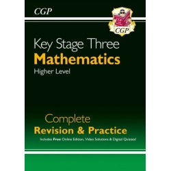 KS3 Maths Complete Revision & Practice – Higher (includes Online Edition, Videos & Quizzes)