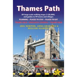 Thames Path Trailblazer Walking Guide 3e: Thames Head to Woolwich (London) & London to Thames Head: Planning, Places to Stay, Places to Eat