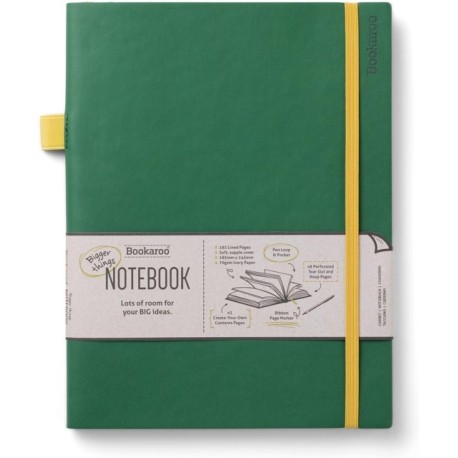 Bookaroo Bigger Things Notebook Journal - Forest Green