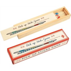 Wooden pick up sticks game