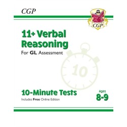 11+ GL 10-Minute Tests: Verbal Reasoning - Ages 8-9 (with Online Edition)